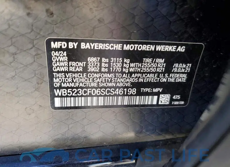 WB523CF06SCS46198# 14