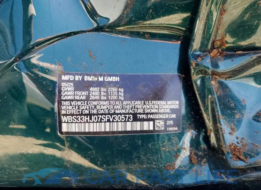 WBS33HJ07SFV30573# 12