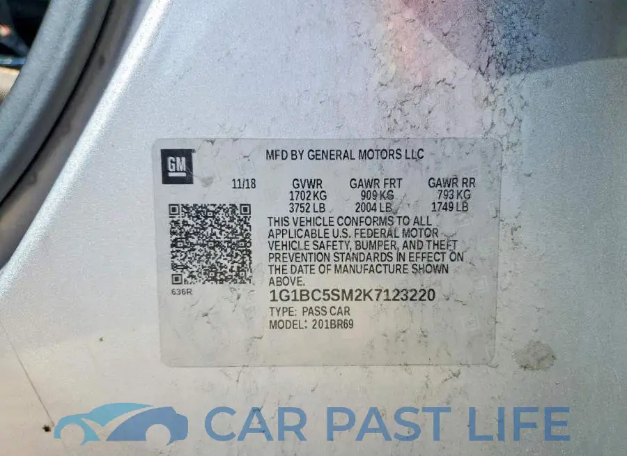 1G1BC5SM2K7123220# 13