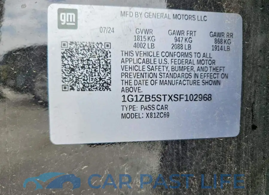 1G1ZB5STXSF102968# 13