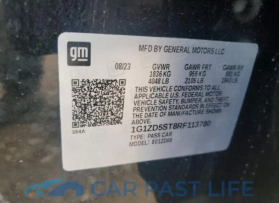 1G1ZD5ST8RF113780# 12