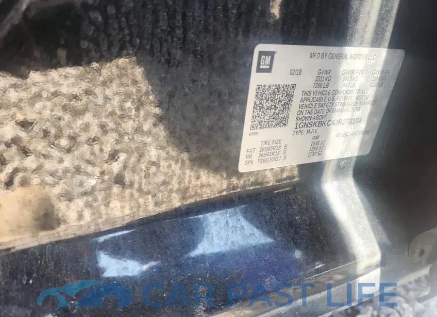 1GNSKBKC4JR278104# 13