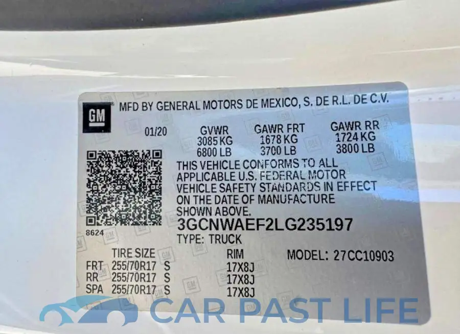 3GCNWAEF2LG235197# 10