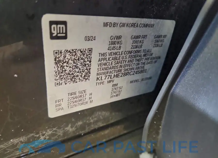 KL77LHE28RC245801# 13