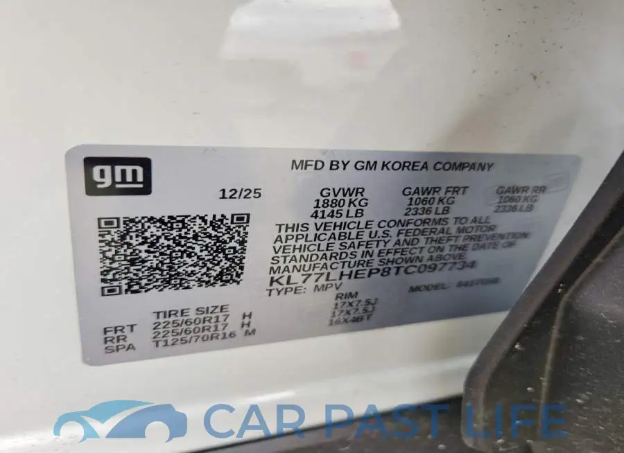 KL77LHEP8TC097734# 13