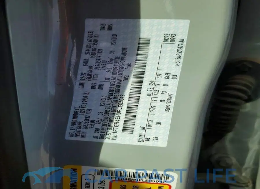 1FTER4EH9PLE05042# 13