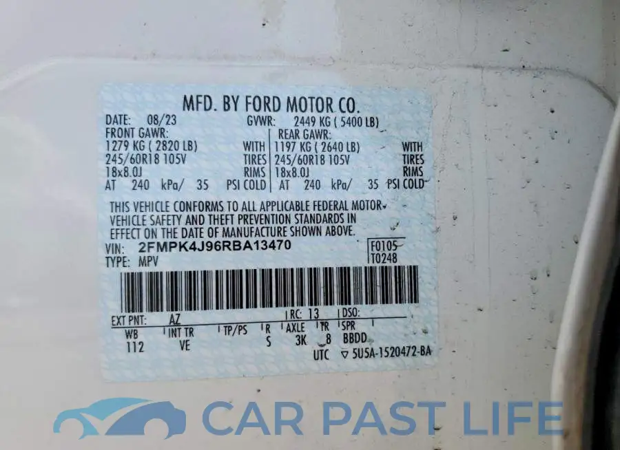 2FMPK4J96RBA13470# 13
