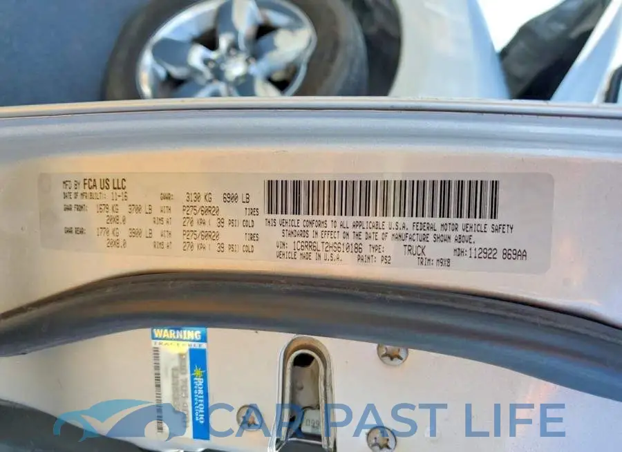 1C6RR6LT2HS610186# 13