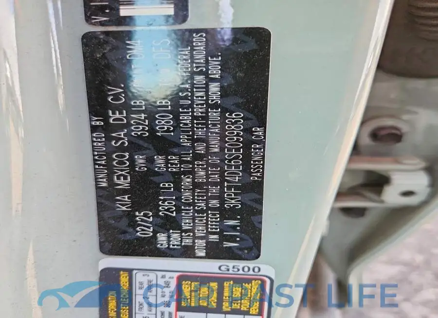 3KPFT4DE6SE099836# 12