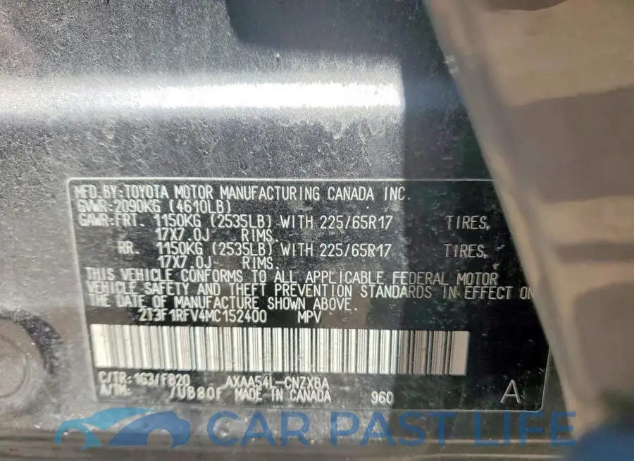 2T3F1RFV4MC152400# 13
