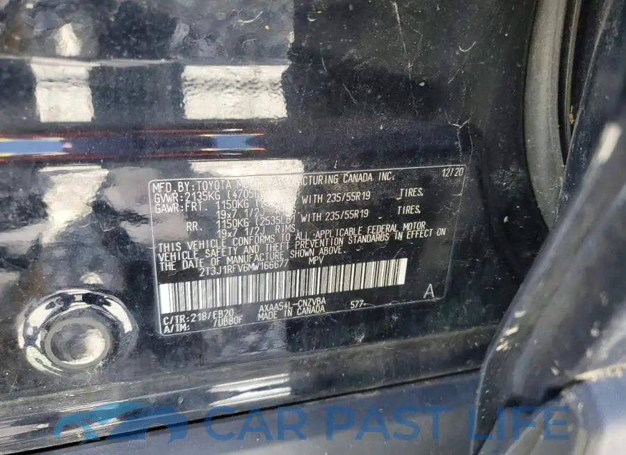 2T3J1RFV6MW166677# 13
