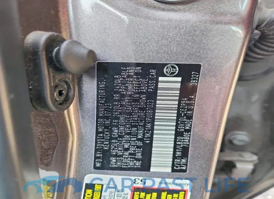 4T1KZ1AK1PU087023# 12
