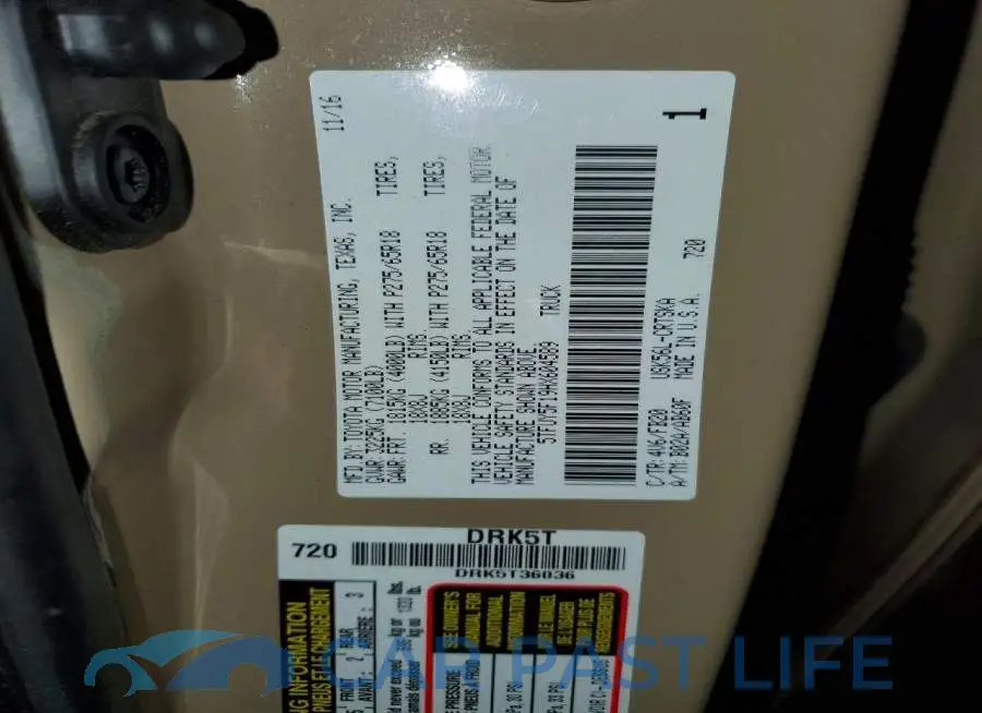 5TFUY5F19HX604589# 12