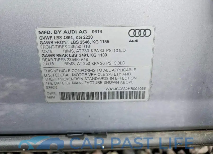WA1JCCFS2HR001058# 12