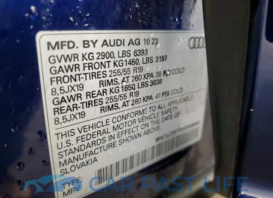WA1LCBF7XRD006666# 13
