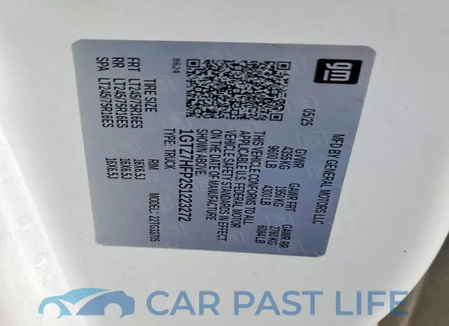 1GTZ7HFP2S1223272# 14