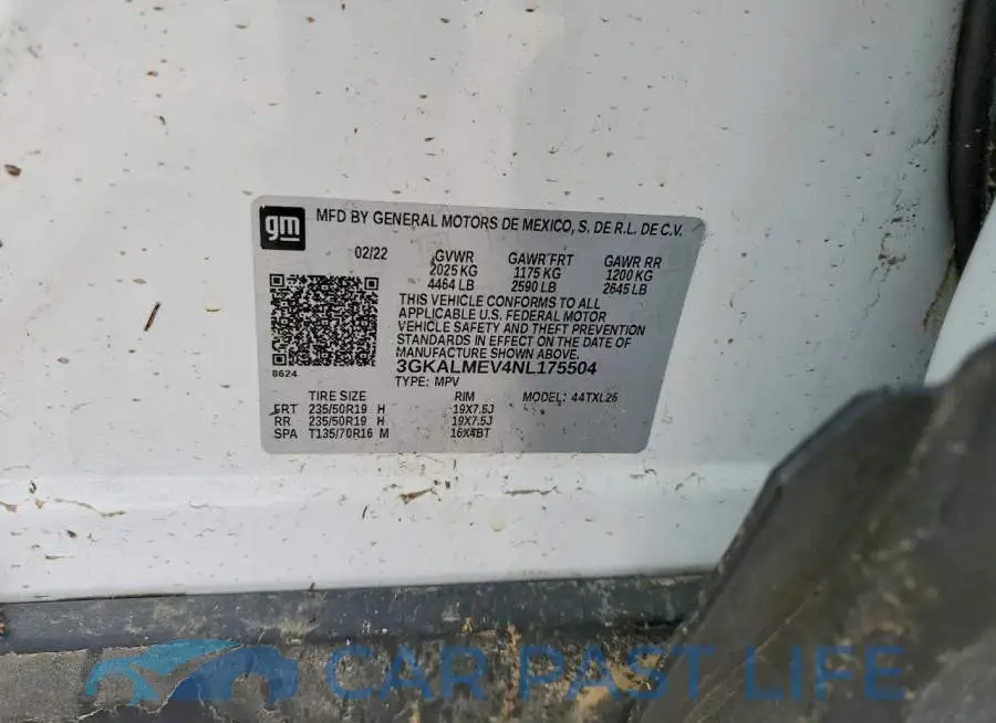 3GKALMEV4NL175504# 13
