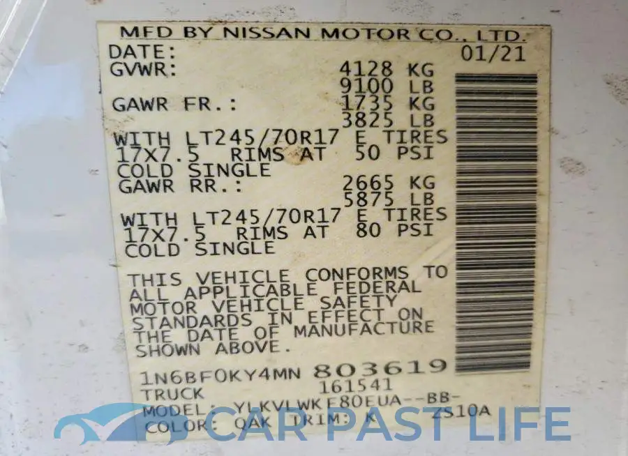 1N6BF0KY4MN803619# 14