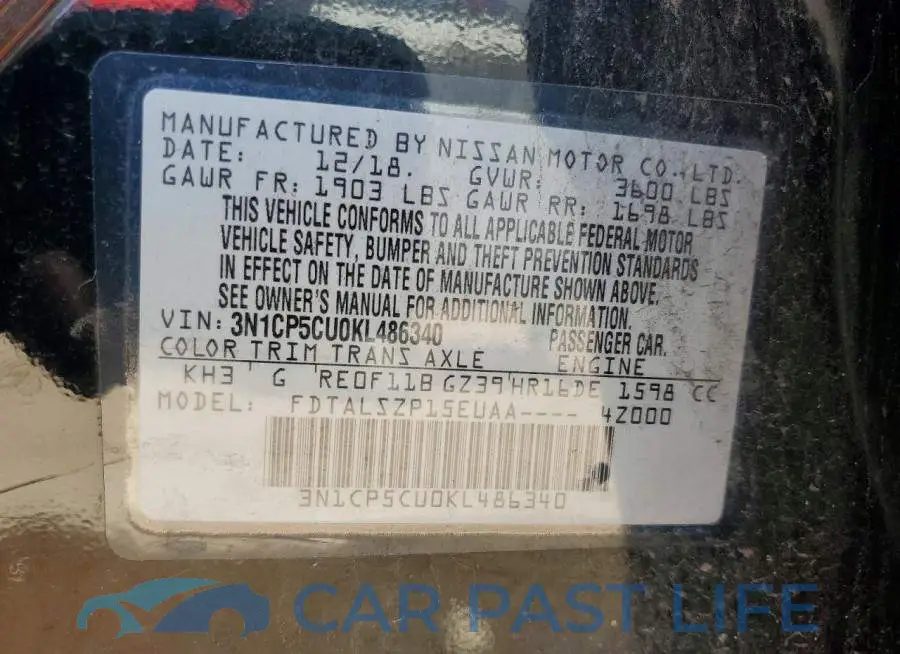 3N1CP5CU0KL486340# 12
