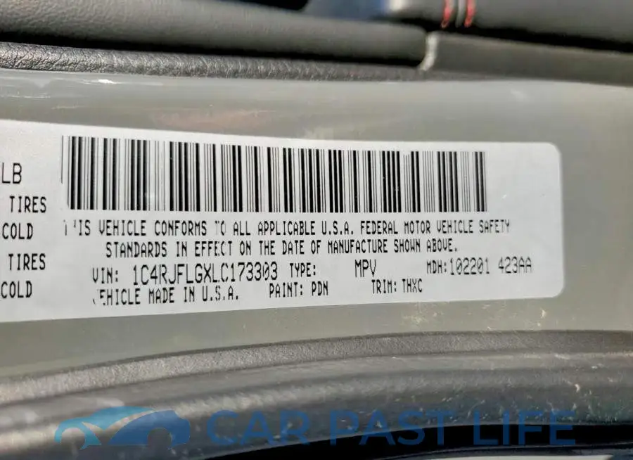 1C4RJFLGXLC173303# 13