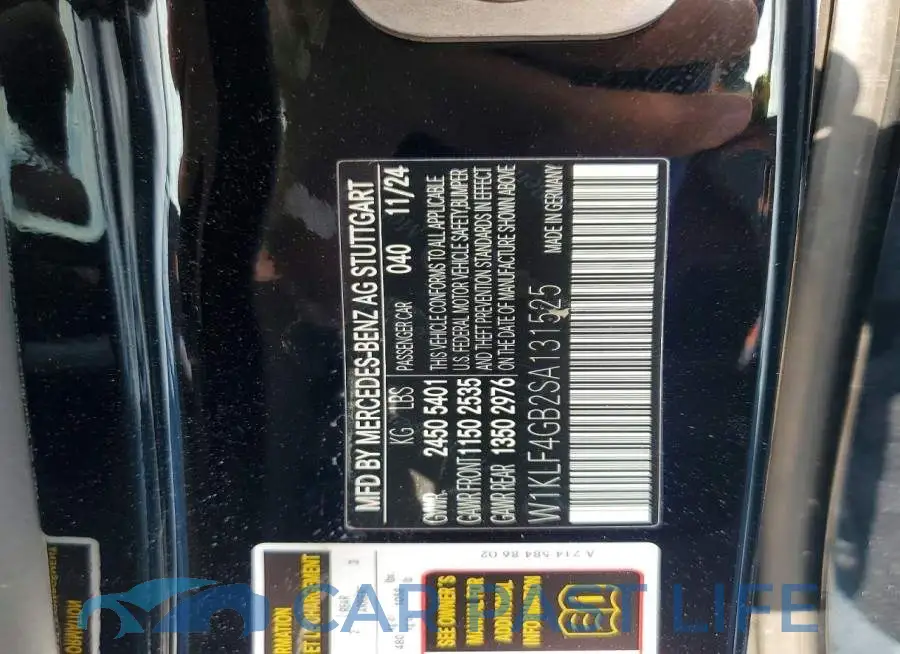 W1KLF4GB2SA131525# 13