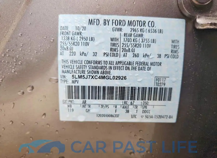 5LM5J7XC4MGL02926# 13