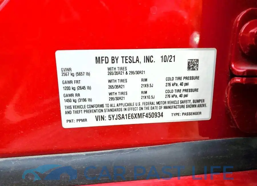 5YJSA1E6XMF450934# 12