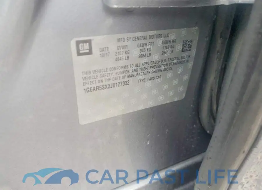 1G6AR5SX2J0127032# 12