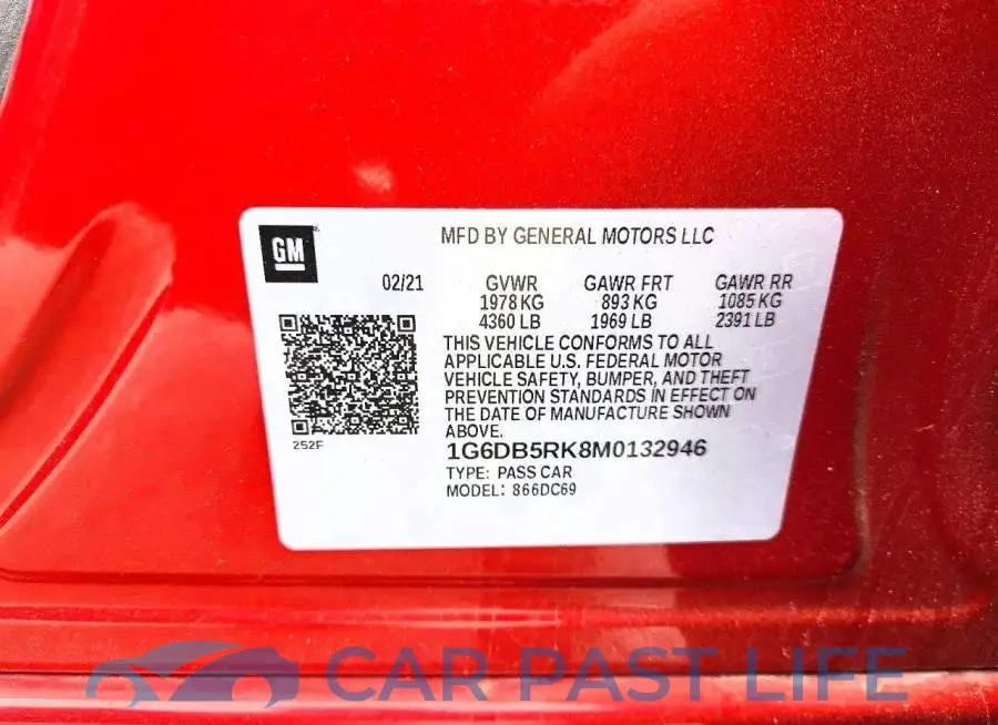 1G6DB5RK8M0132946# 12