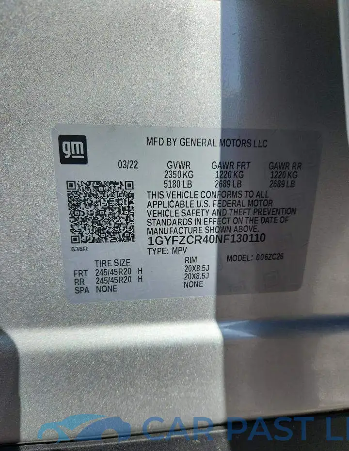 1GYFZCR40NF130110# 13