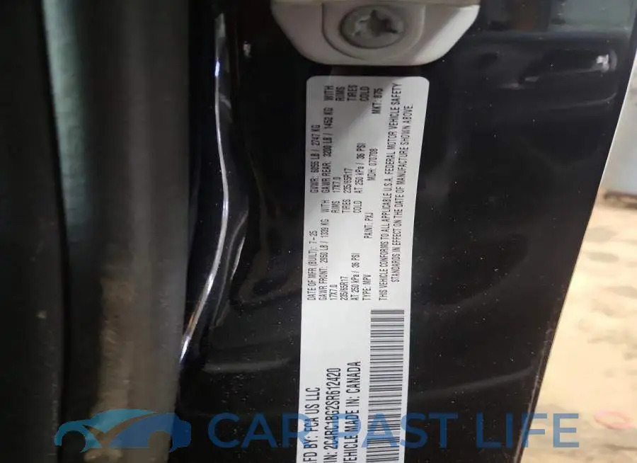 2C4RC1BG2SR612420# 14