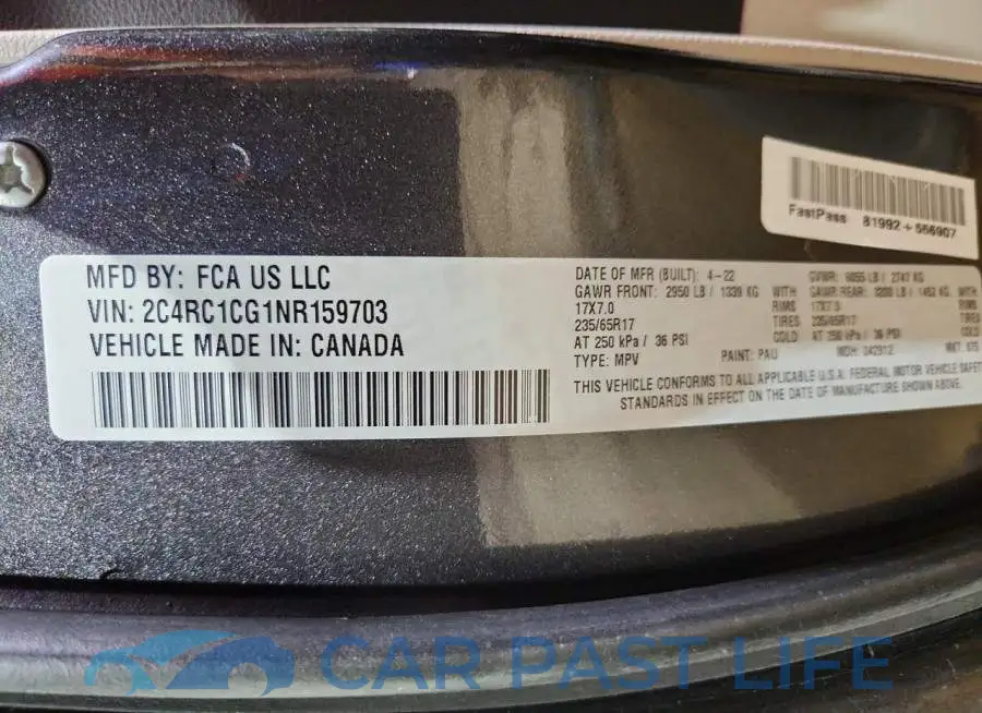 2C4RC1CG1NR159703# 13