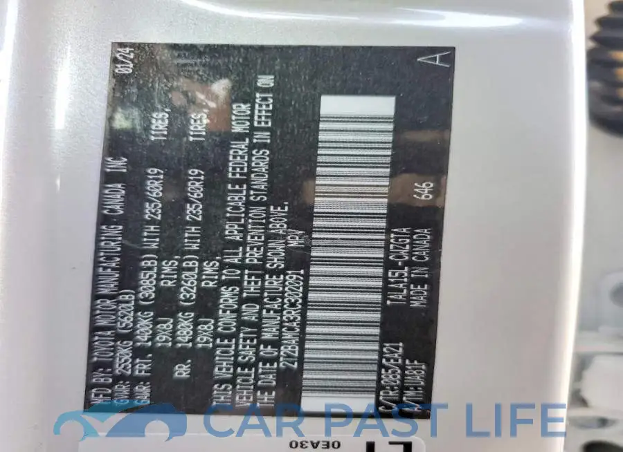 2T2BAMCA3RC302091# 13