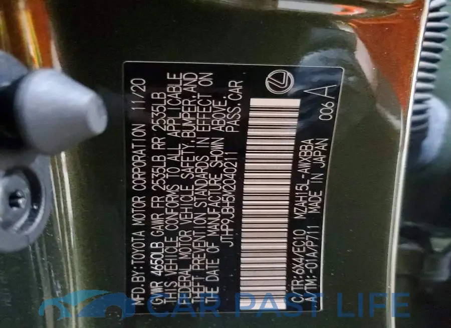 JTHP9JBH5M2040211# 14