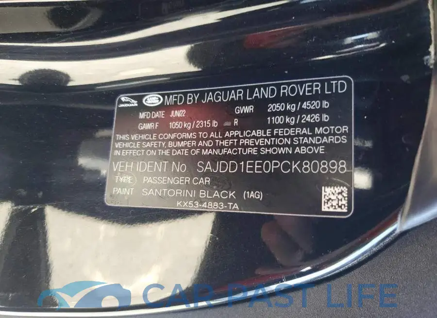 SAJDD1EE0PCK80898# 13