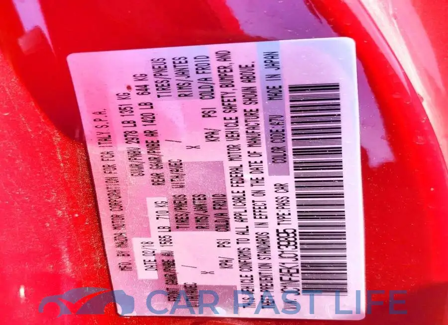 JC1NFAEK1J0139895# 12