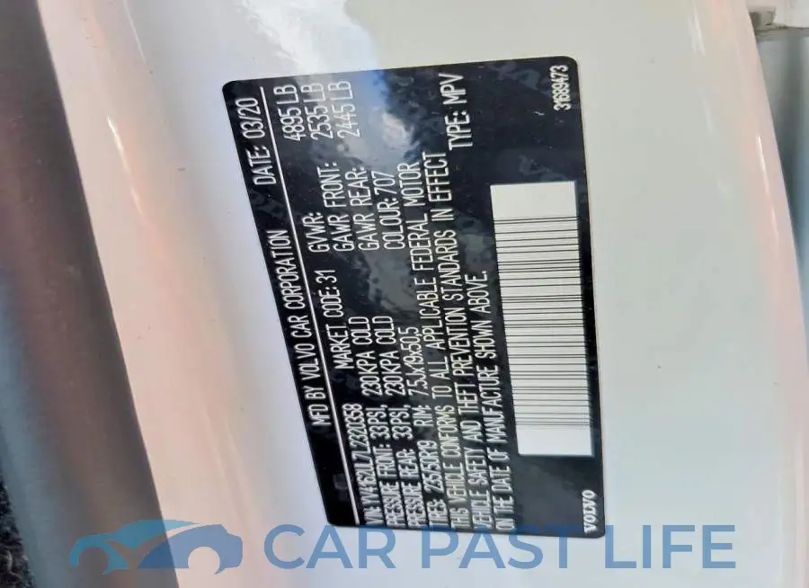 YV4162UL7L2320358# 13