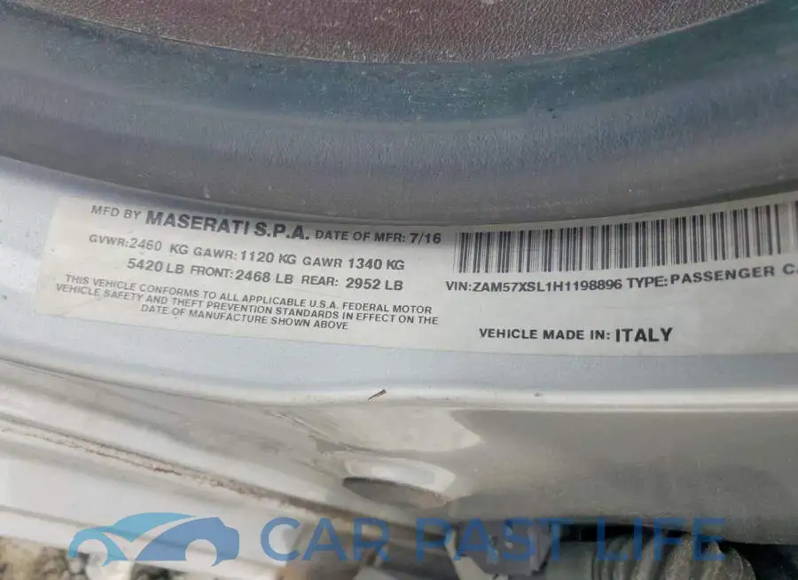 ZAM57XSL1H1198896# 12