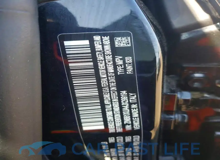 ZN661XUA4JX299194# 13