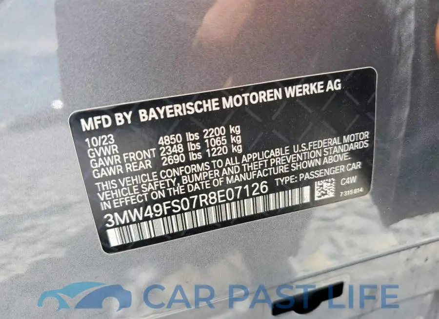 3MW49FS07R8E07126# 13