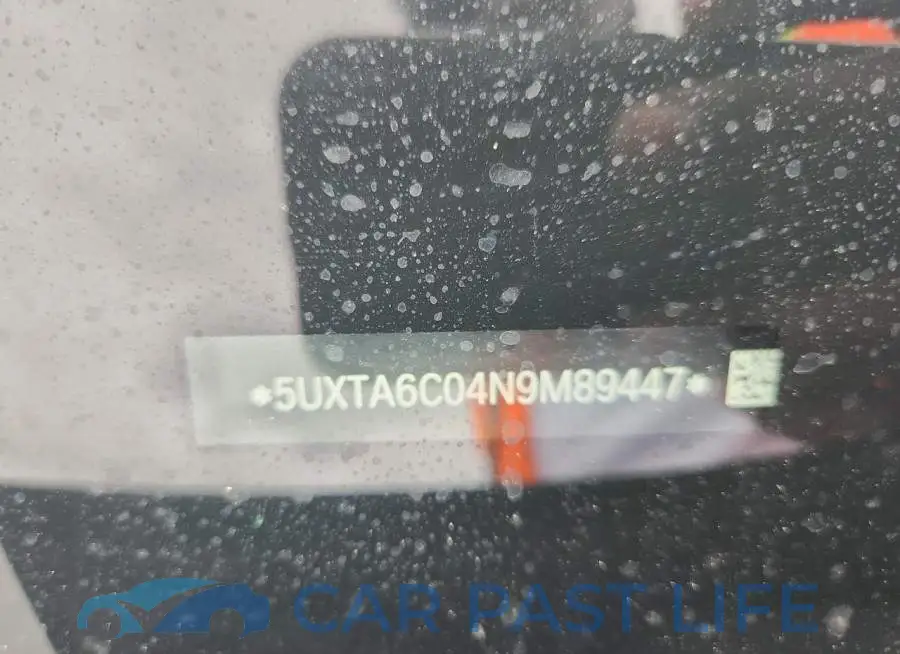 5UXTA6C04N9M89447# 13