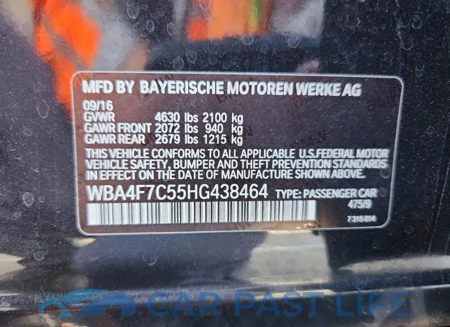 WBA4F7C55HG438464# 12