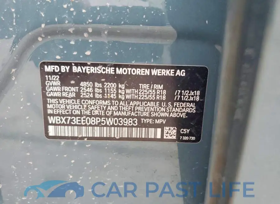WBX73EF08P5W03983# 13