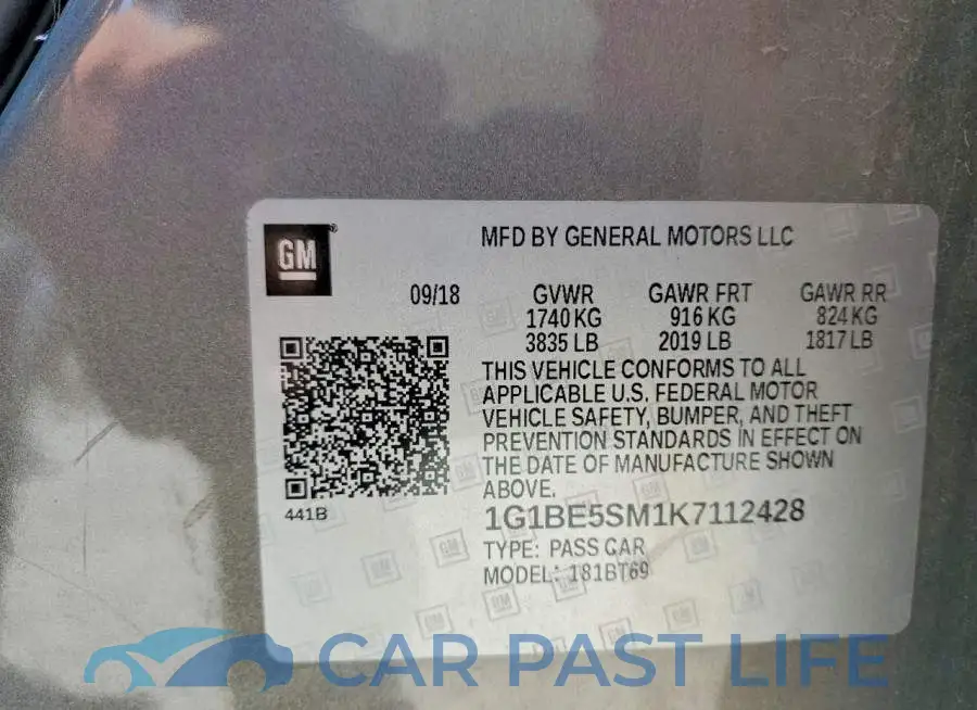1G1BE5SM1K7112428# 12
