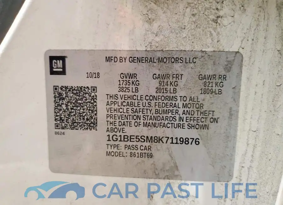 1G1BE5SM8K7119876# 13