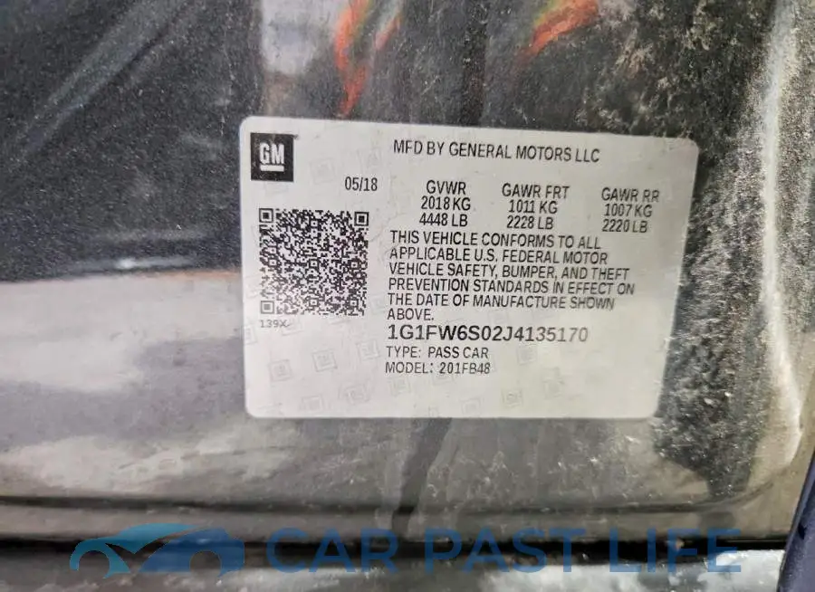 1G1FW6S02J4135170# 12