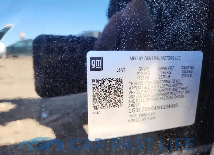 1G1FZ6S04N4104435# 13