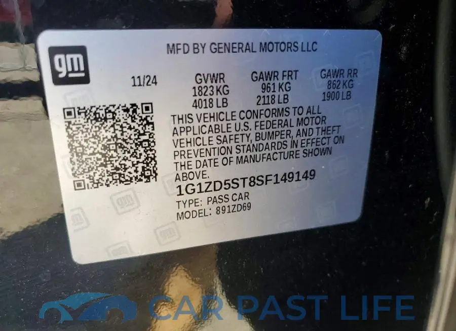 1G1ZD5ST8SF149149# 12