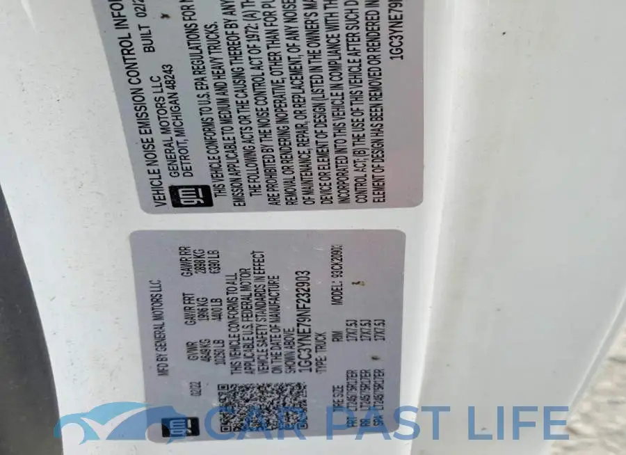 1GC3YNE79NF232903# 12