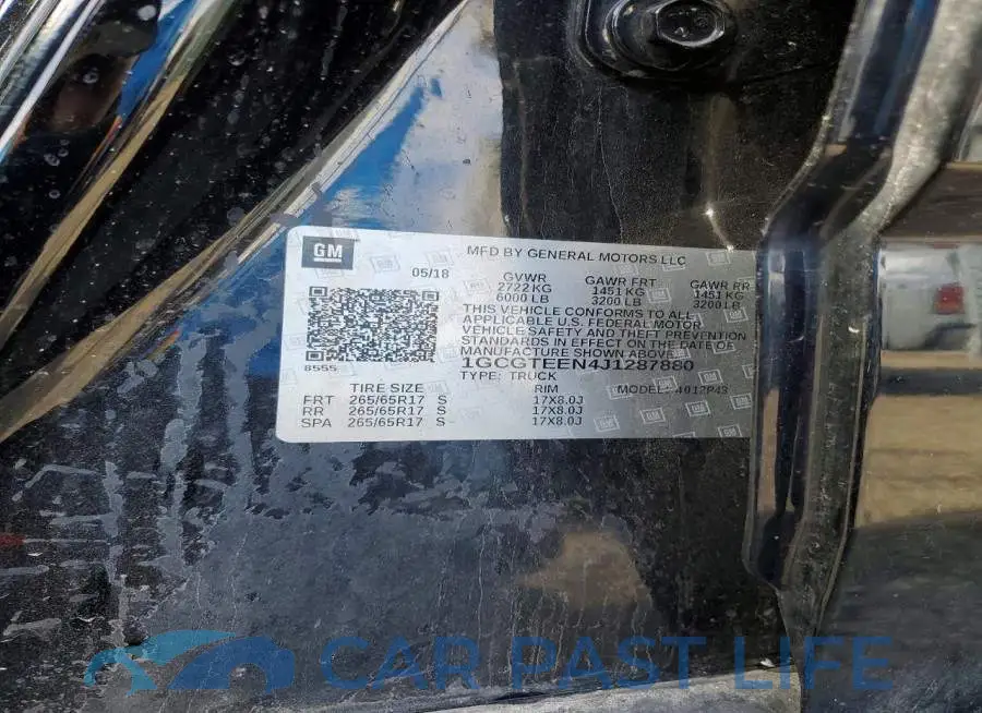 1GCGTEEN4J1287880# 13